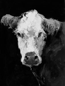 Modern Abstract Animal Posters And Prints Wall Art Canvas Painting Cow Pictures For Living Room Wall Home Decoration Frameless - SallyHomey Life's Beautiful