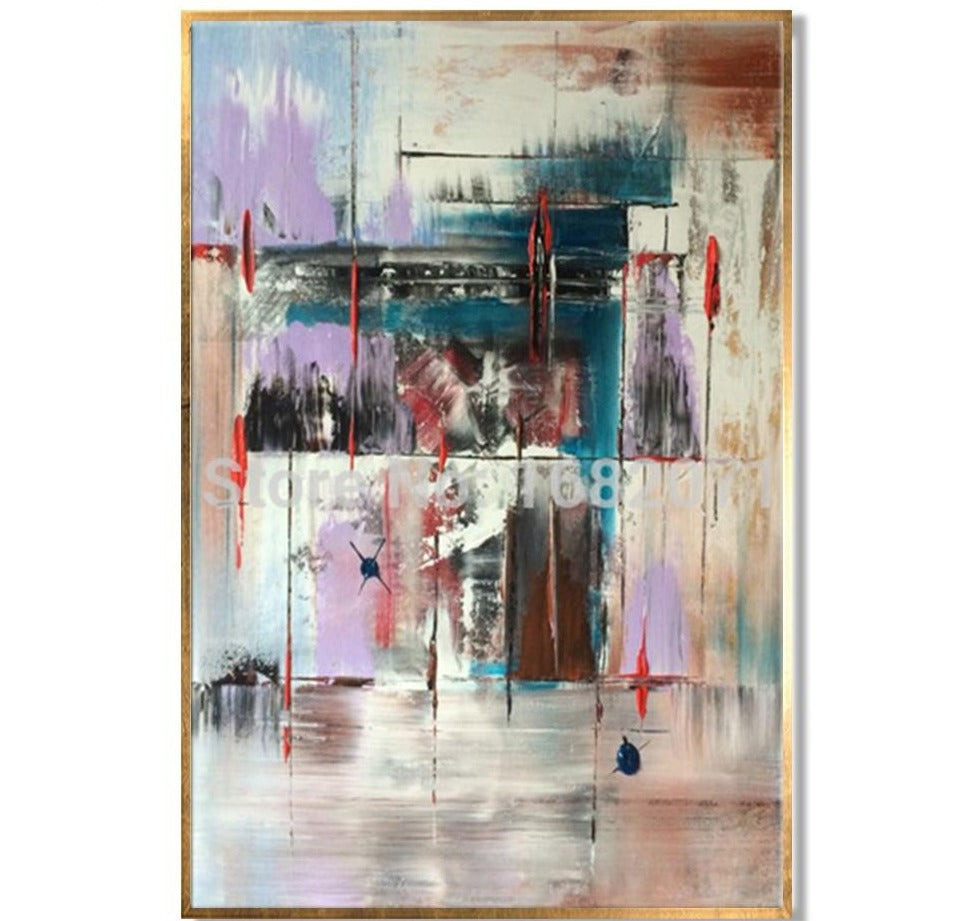 Professional Artist Hand-painted High Quality Abstract Oil Painting For Wall Decorative Modern Abstract Canvas Oil Painting - SallyHomey Life's Beautiful