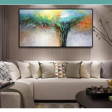 Load image into Gallery viewer, 100% Hand Painted Abstract Life Tree Art Painting On Canvas Wall Art Wall Adornment Pictures Painting For Live Room Home Decor