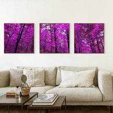 Load image into Gallery viewer, Modern Landscape Posters and Prints Wall Art Canvas Painting 3 Panels Red Trees Decorative Pictures for Living Room Frameless - SallyHomey Life&#39;s Beautiful