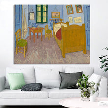 Load image into Gallery viewer, Posters and Prints on Canvas Wall Art Canvas Painting Vincent&#39;s Bedroom in Arles Decorative Pictures for Living Room Home Decor - SallyHomey Life&#39;s Beautiful