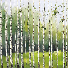 Load image into Gallery viewer, Modern Trees Posters and Prints Wall Art Canvas Painting Abstract Birch Forest Decorative Painting Picture for Living Room Decor - SallyHomey Life&#39;s Beautiful