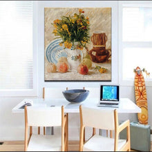 Load image into Gallery viewer, Famous Abstract Oil Painting Van Gogh Coffee and Fruits Canvas Painting Wall Painting for Living Room Home Decoration Frameless - SallyHomey Life&#39;s Beautiful