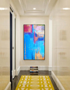 Hand painted paintings for living room wall canvas quadri da parete  moderni astratti su tela Abstract Modern Wall Paintings - SallyHomey Life's Beautiful