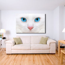 Load image into Gallery viewer, Modern Posters and Prints Wall Art Canvas Painting Wall Decoration The Cat&#39;s Face and Sapphire Eyes Pictures for Living Room - SallyHomey Life&#39;s Beautiful
