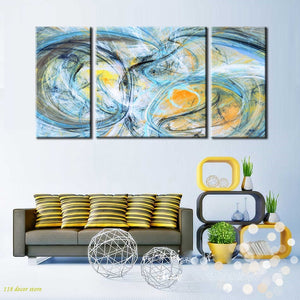 3Pcs Modern Abstract Posters And Prints Wall Art Canvas Painting Imaginative Line Art Pictures for Living Room Home Decoration - SallyHomey Life's Beautiful