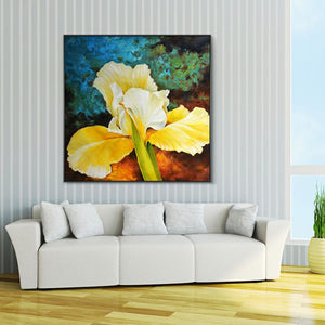 100% Hand Painted Modern Flower Art Oil Painting On Canvas Wall Art Frameless Picture Decoration For Living Room Home Decor Gift