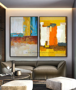 Abstract painting large canvas wall art tableau decoration murale salon wall pictures for living room modern oil painting - SallyHomey Life's Beautiful