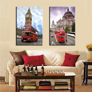Digital Printed London City Modern Big Ben On Canvas Art Wall Oil Picture Canvas for Living Room Home Decor Wall Artwork Gift - SallyHomey Life's Beautiful