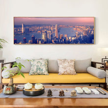 Load image into Gallery viewer, 70x210cm Large Size Wall Art Canvas Painting City Landscape - SallyHomey Life&#39;s Beautiful