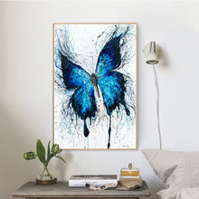 Load image into Gallery viewer, Watercolor Posters and Prints Wall Art Canvas Painting Wall Decoration Abstract Fish and Butterfly Pictures for Living Room Wall - SallyHomey Life&#39;s Beautiful