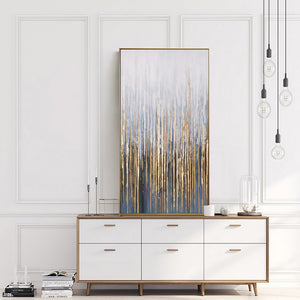 Large wall painting on canvas vertial abstract art decorative pictures for living room wall - SallyHomey Life's Beautiful