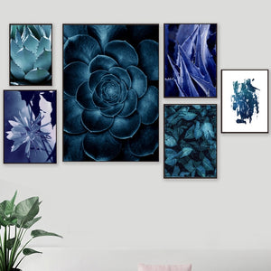 Succulent Plants Agave Leaf Lotus Wall Art Canvas Painting Nordic Posters And Prints Wall Pictures For Living Room Bedroom Decor - SallyHomey Life's Beautiful