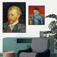 Load image into Gallery viewer, Wall Art Poster Prints on Canvas, Van Gogh Famous Abstract Portrait Canvas Paintings for Living Room Wall Home Decor No Frame - SallyHomey Life&#39;s Beautiful
