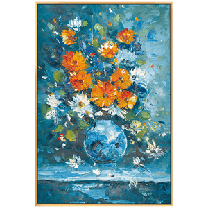 100% Hand Painted Abstract Bonsai Flowers Oil Painting On Canvas Wall Art Frameless Picture Decoration For Live Room Home Decor