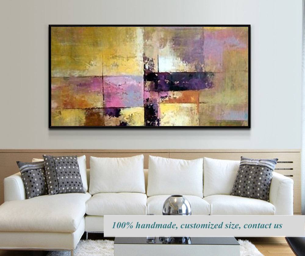 cuadros modernos abstractos pintados a mano cuadros decoracion salon oil paintings on canvas cuadros abstractos modernos picture - SallyHomey Life's Beautiful