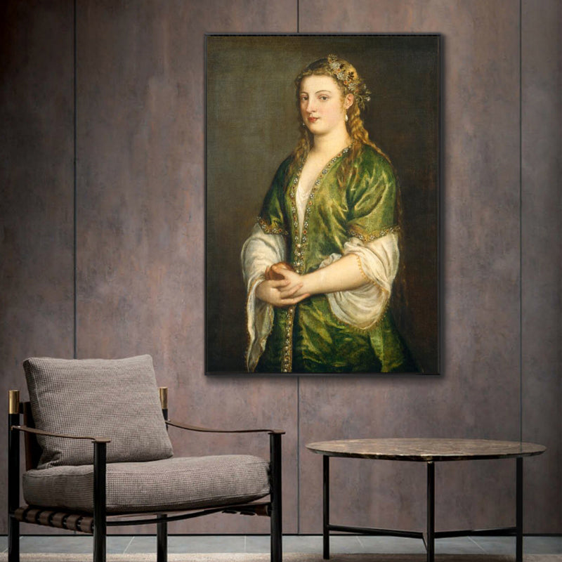 Famous Painting Posters and Prints Wall Art Canvas, 16th Portrait of a Lady Oil Painting For Living Room Home Decor No Frame - SallyHomey Life's Beautiful