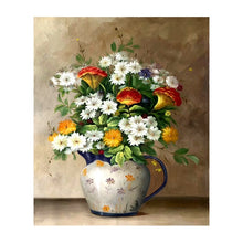 Load image into Gallery viewer, 100% Hand Painted Classic Flower Vase Oil Painting On Canvas Wall Art Wall Adornment Pictures Painting For Live Room Home Decor
