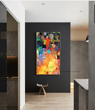 Load image into Gallery viewer, Abstract modern decoration- handmade oil painting on canvas. - SallyHomey Life&#39;s Beautiful