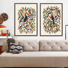 Load image into Gallery viewer, Modern Wall Art Birds Paying Homage to The Phoenix Painting on Wall Canvas Pictures Home Decor For Living Room Gift Frameless - SallyHomey Life&#39;s Beautiful