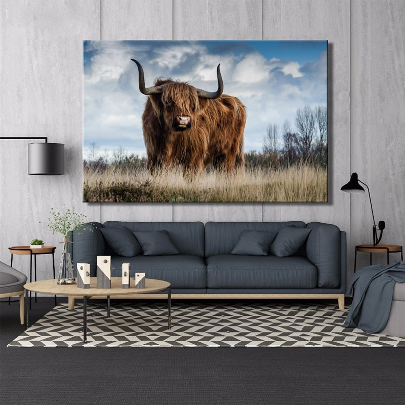 Modern Animals Posters and Prints Wall Art Canvas Painting Aritistic Y ...