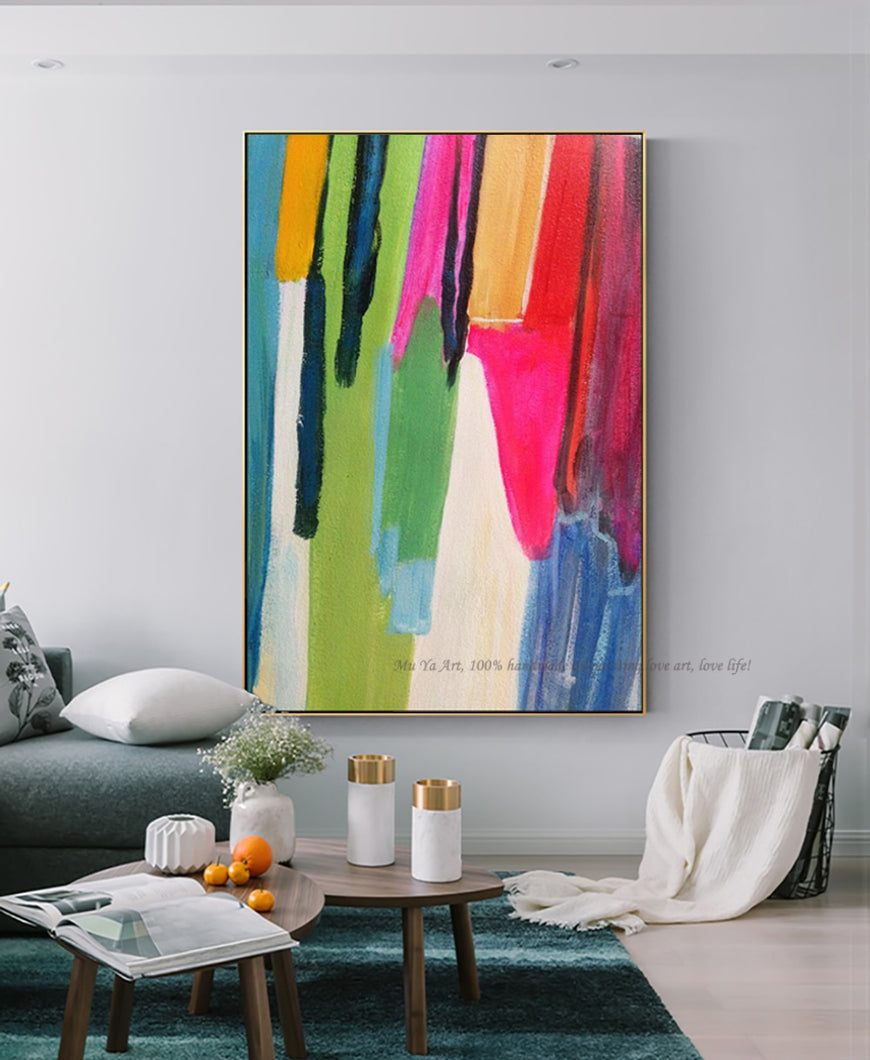 Abstract art paintings modern canvas painting for living room lienzos cuadros decorativos dormitorios home room decoration large - SallyHomey Life's Beautiful