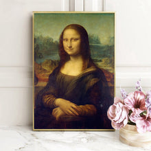 Load image into Gallery viewer, Italy Famous Painter Leonardo Da Vinci&#39;s Mona Lisa Posters Print on Canvas Wall Art Canvas Painting for Living Room Home Decor - SallyHomey Life&#39;s Beautiful