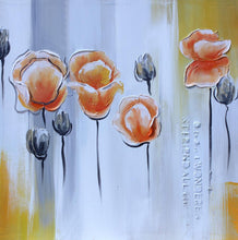 Load image into Gallery viewer, 70x70cm Modern Hand Paint Flowers Poster Prints on Canvas - SallyHomey Life&#39;s Beautiful