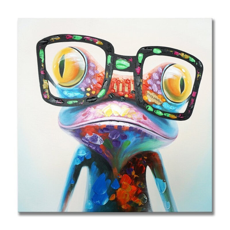 100% Hand Painted Modern lizard Head Art Painting On Canvas Wall Art Wall Painting Adornment pictures For Living Room Home Decor