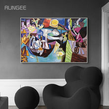 Load image into Gallery viewer, 100% Hand Painted Abstract Surrealism Art Oil Painting On Canvas Wall Art Frameless Picture Decoration For Live Room Home Decor