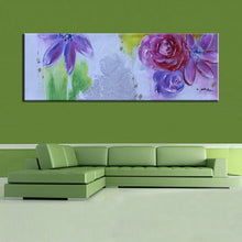 Load image into Gallery viewer, Colorful Flowers Large Poster Print On Canvas for Living Room Home Decor - SallyHomey Life&#39;s Beautiful