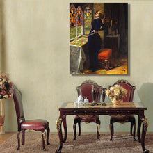 Load image into Gallery viewer, John Everett Millais Mariana Poster and Prints on Canvas Wall Art Famous Pianting Decorative Picture for Living Room Home Decor - SallyHomey Life&#39;s Beautiful