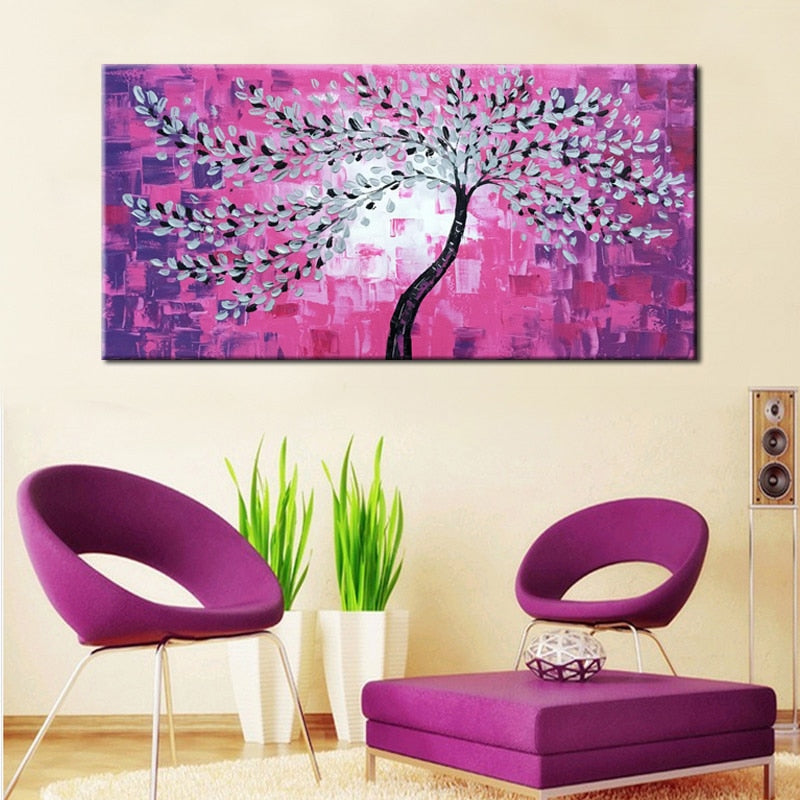70x140cm -Modern Trees Pictures Wall Decoration - SallyHomey Life's Beautiful