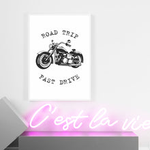 Load image into Gallery viewer, Bike motorcycle Skateboard Nordic Posters And Prints Wall Art Canvas Painting Black White Cartoon Wall Pictures Kids Room Decor - SallyHomey Life&#39;s Beautiful
