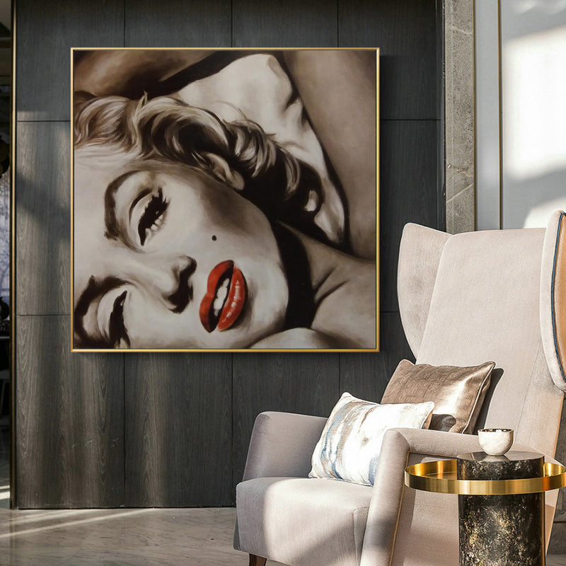 Modern Film Star Posters and Prints Wall Art Canvas Painting Goddes Marilyn Monroe Pictures Home Decoration for Living Room - SallyHomey Life's Beautiful