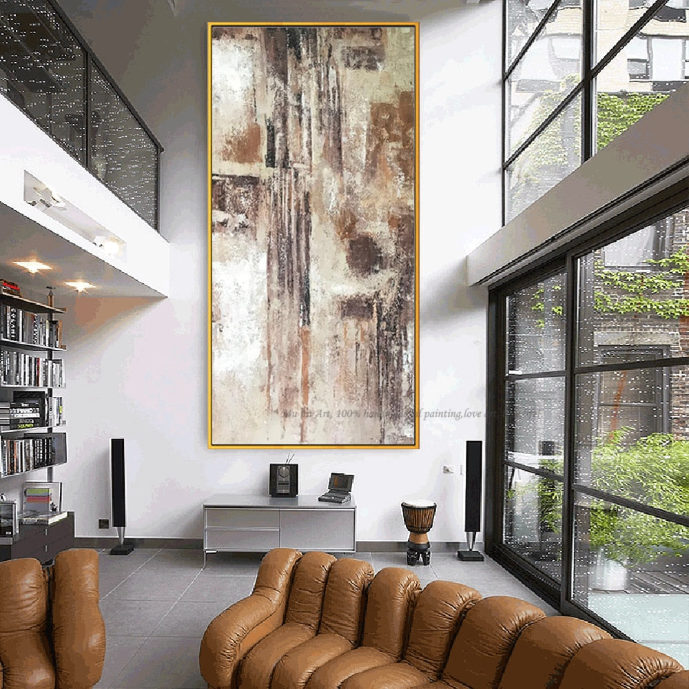 Abstract art canvas acrylic paintings decorative canvas art hand painted oil paintings quadro decorativo custom for living room - SallyHomey Life's Beautiful