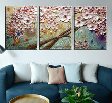 Load image into Gallery viewer, Modern paintings acrylic flower Painting decorative canvas painting abstract art palette knife painting for living room bedroom - SallyHomey Life&#39;s Beautiful