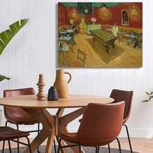 Load image into Gallery viewer, Netherlands Famous Painter Vincent van Gogh - The Night Cafe Poster Print on Canvas Wall Art Painting for Living Room Home Decor - SallyHomey Life&#39;s Beautiful