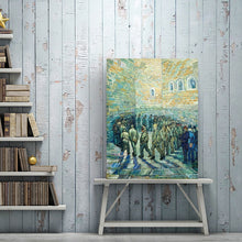 Load image into Gallery viewer, Impressionist Famous Painting Vincent van Gogh&#39;s Prisoner Poster Print on Canvas Wall Art Painting for Living Room Home Decor - SallyHomey Life&#39;s Beautiful
