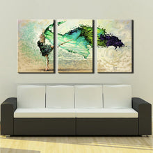 Load image into Gallery viewer, Modern 3Pcs Paintings Abstract Watercolor Dancing Girl Wall Art Printed Poster for Living Room Wall Decoration Canvas Painting - SallyHomey Life&#39;s Beautiful
