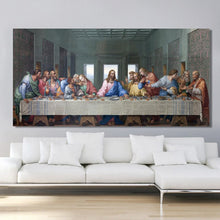 Load image into Gallery viewer, Leonardo Da Vinci&#39;s The Last Supper Posters and Print Wall Art Canvas Painting Famous Painting Art for Living Room Cuadros Decor - SallyHomey Life&#39;s Beautiful