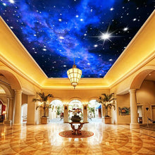 Load image into Gallery viewer, 3D Night Stars Ceiling Art Wall Painting Modern Living Room Bedroom Ceiling Decoration Wall Cloth