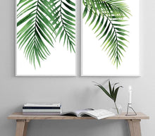 Load image into Gallery viewer, Scandinavian Watercolor Leaf Canvas Nordic Posters and Prints Green Plant Wall Art Painting Decorative Picture Modern Home Decor - SallyHomey Life&#39;s Beautiful