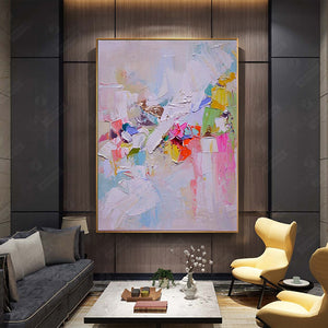 Hand painted canvas oil painting abstract wall art abstract paintings - SallyHomey Life's Beautiful