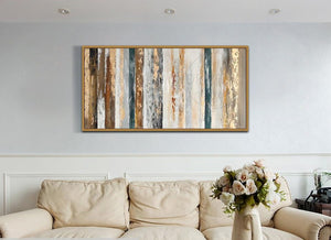 New Arrivals Hand-painted High Quality Contemporary Abstract Oil Painting on Canvas Large Canvas Painting Abstract Gold Painting - SallyHomey Life's Beautiful