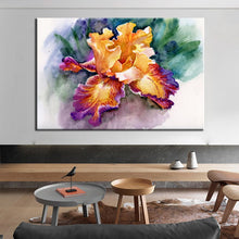 Load image into Gallery viewer, Posters and Print Wall Art Canvas Painting Wall Decoration Colorful Abstract Garden Iris Pictures for Living Room Wall Frameless - SallyHomey Life&#39;s Beautiful