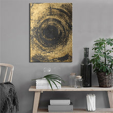 Load image into Gallery viewer, Nordic Canvas Painting Round Lines Color Gradient Level Imagination Abstract Dark Universe Pictures Wall Art Posters Home Decor - SallyHomey Life&#39;s Beautiful