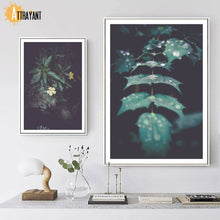 Load image into Gallery viewer, Green Leaf Plant Flower Stockholm Quotes Wall Art Canvas Painting Nordic Posters And Prints Wall Pictures For Living Room Decor - SallyHomey Life&#39;s Beautiful