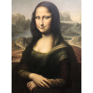 100% Hand Painted Copy Mona Lisa Art Oil Painting On Canvas Wall Art Frameless Picture Decoration For Live Room Home Decor Gift