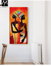 Load image into Gallery viewer, Large kanvas tablolar Modern Abstract sexy nude African portrait oil paintings on canvas picture for living room decoration - SallyHomey Life&#39;s Beautiful